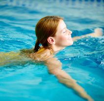 Pretty swimmer